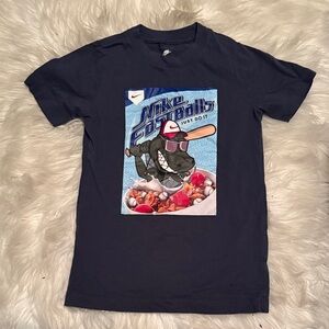 Nike Kids Dark Blue Baseball Graphic Tee